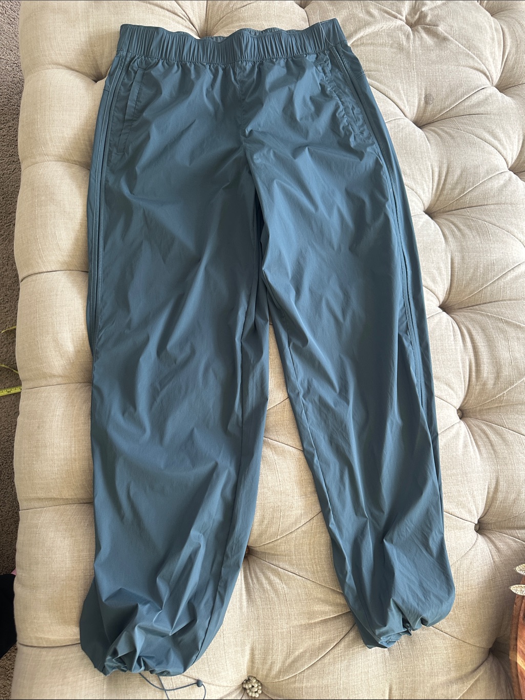 Athleta Slate Blue Elastic-Waist Joggers